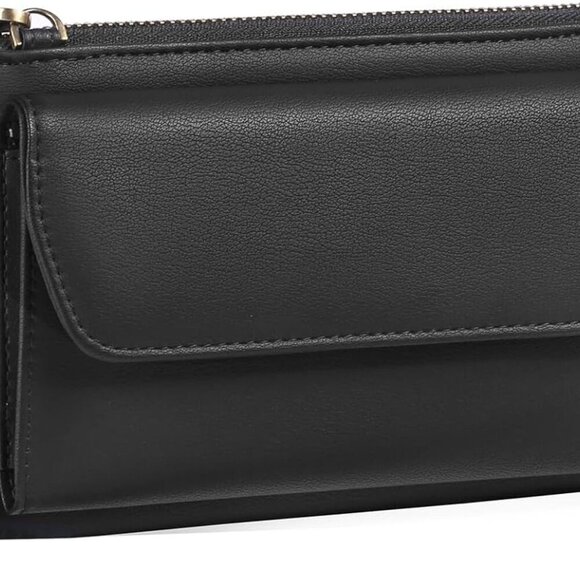 Small Leather Crossbody Cell Phone Bag for Women with RFID Blocking Slots - Picture 1 of 6